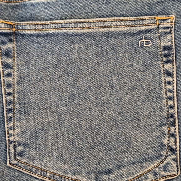 Rag & Bone Dre Low-Rise Slim Boyfriend Jeans, Size 31, "Quartz" Wash - Picture 5 of 11